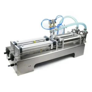 50-500ML DOUBLE HEAD PNEUMATIC LIQUID FILLER MACHINE